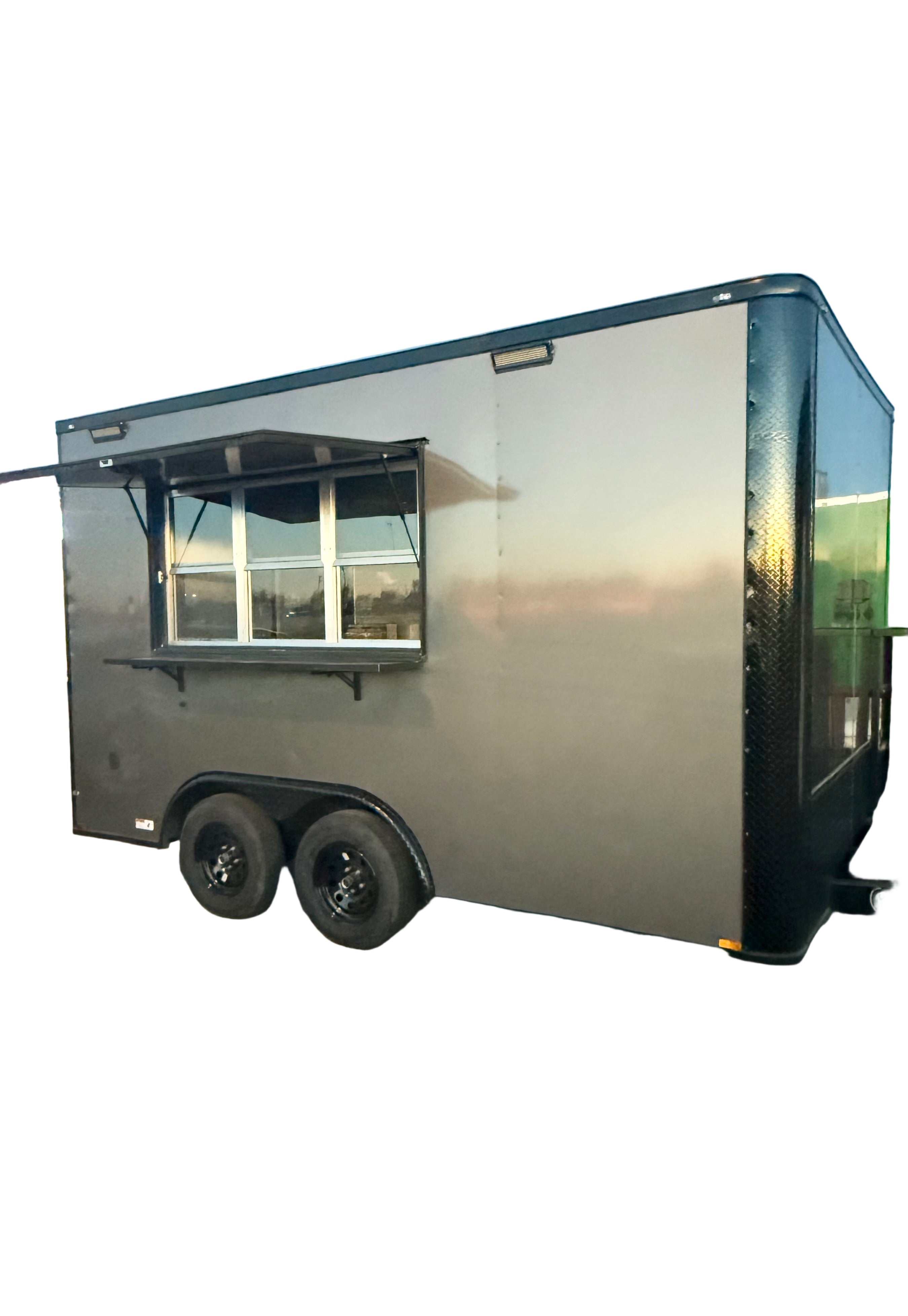 14" Charcoal Blackout Kitchen Trailer