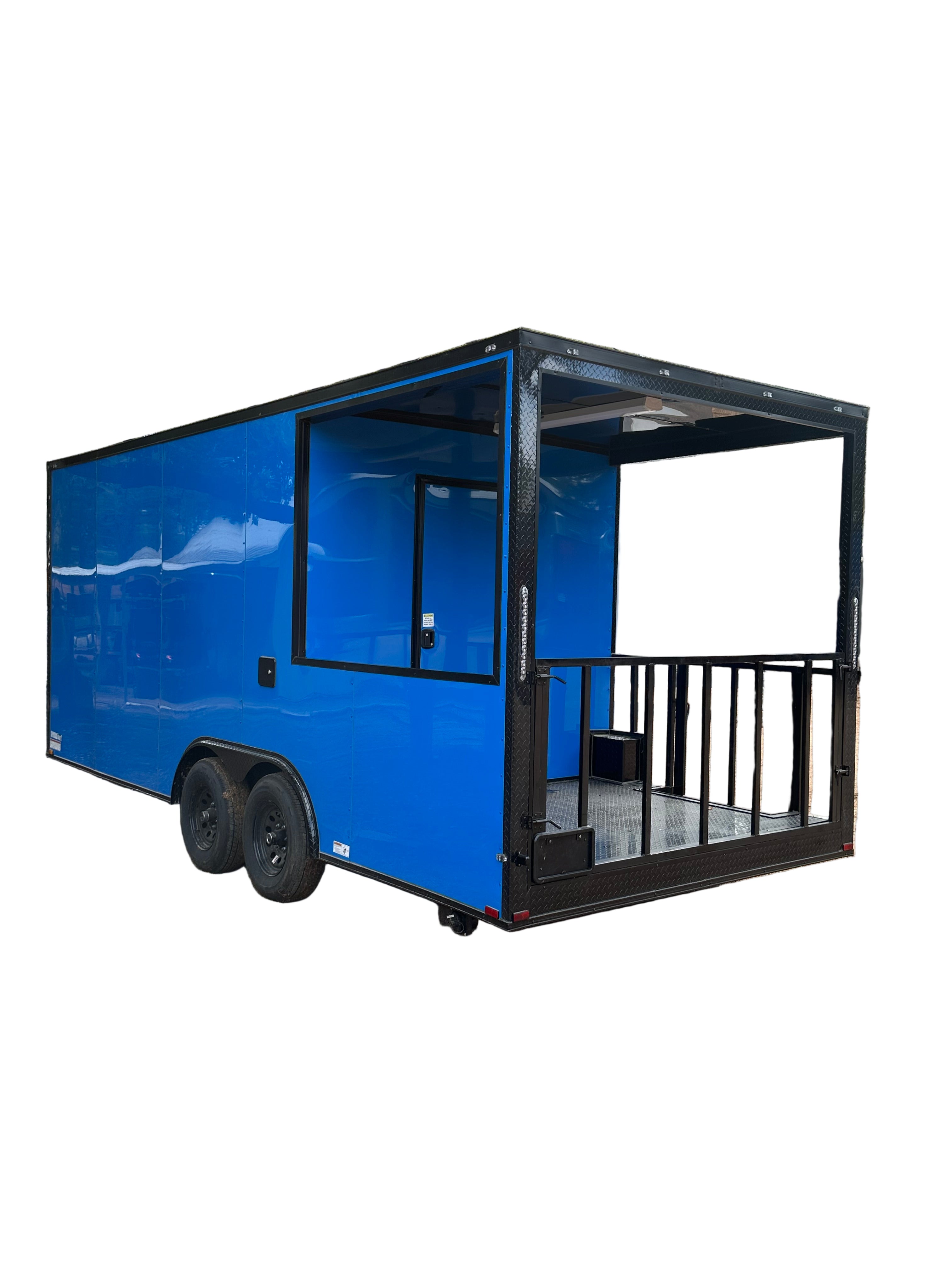 20FT Blue Porch Trailer