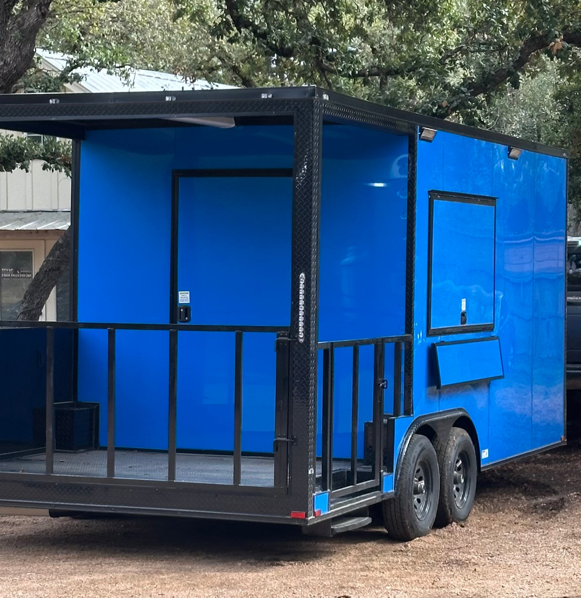 20FT Blue Porch Trailer