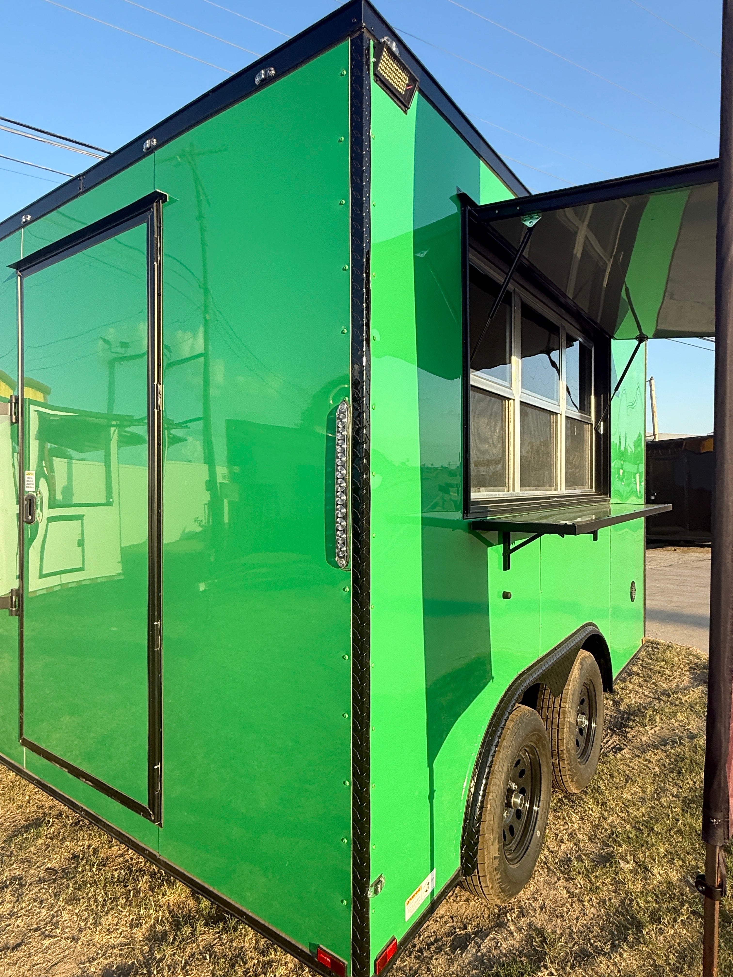 12 Ft Green Taco Trailer