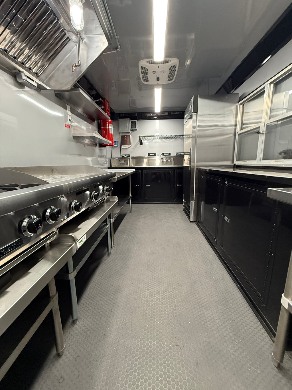 16FT BLACK OUT MOBILE KITCHEN TRAILER