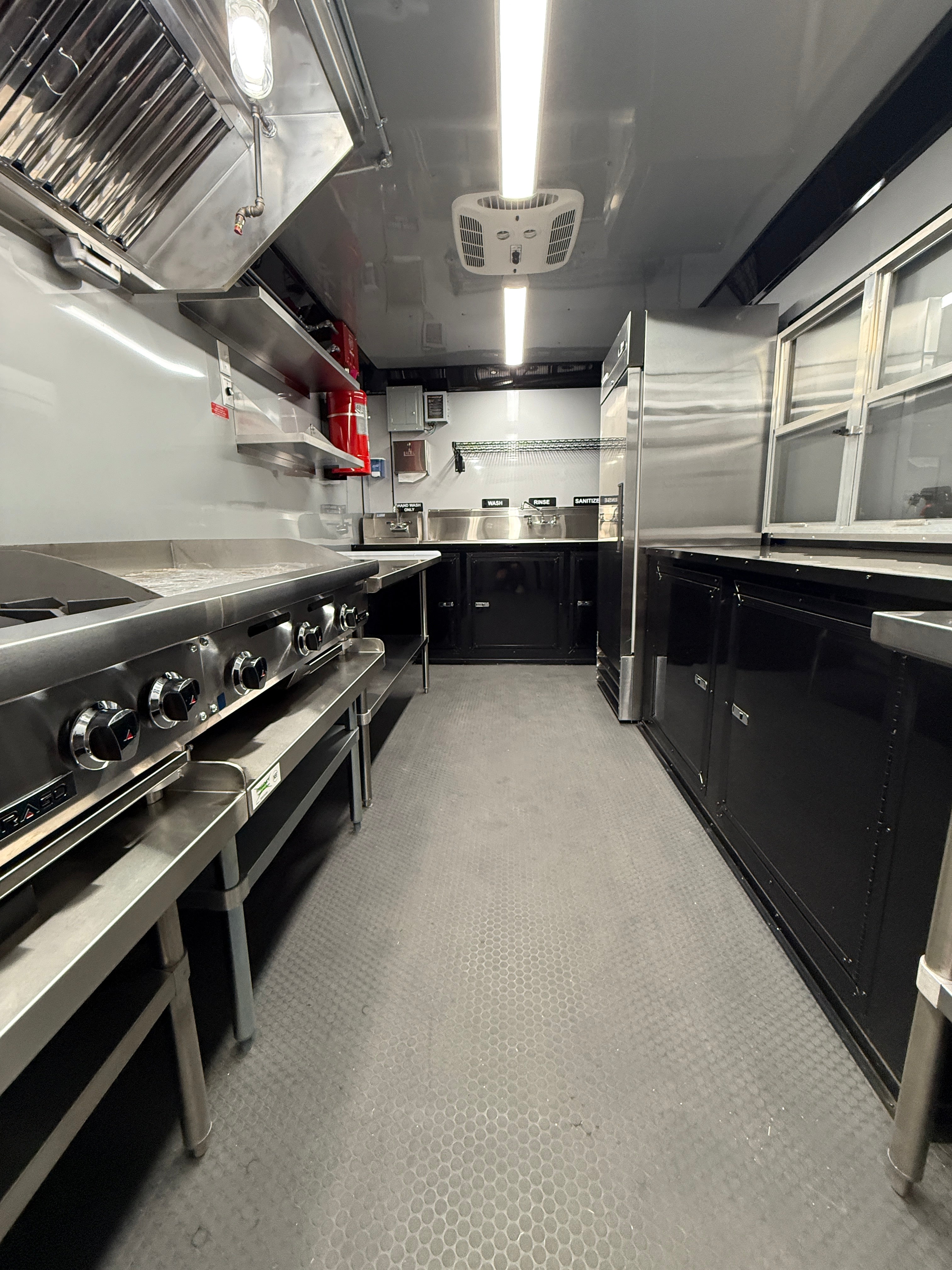 16FT BLACK OUT MOBILE KITCHEN TRAILER