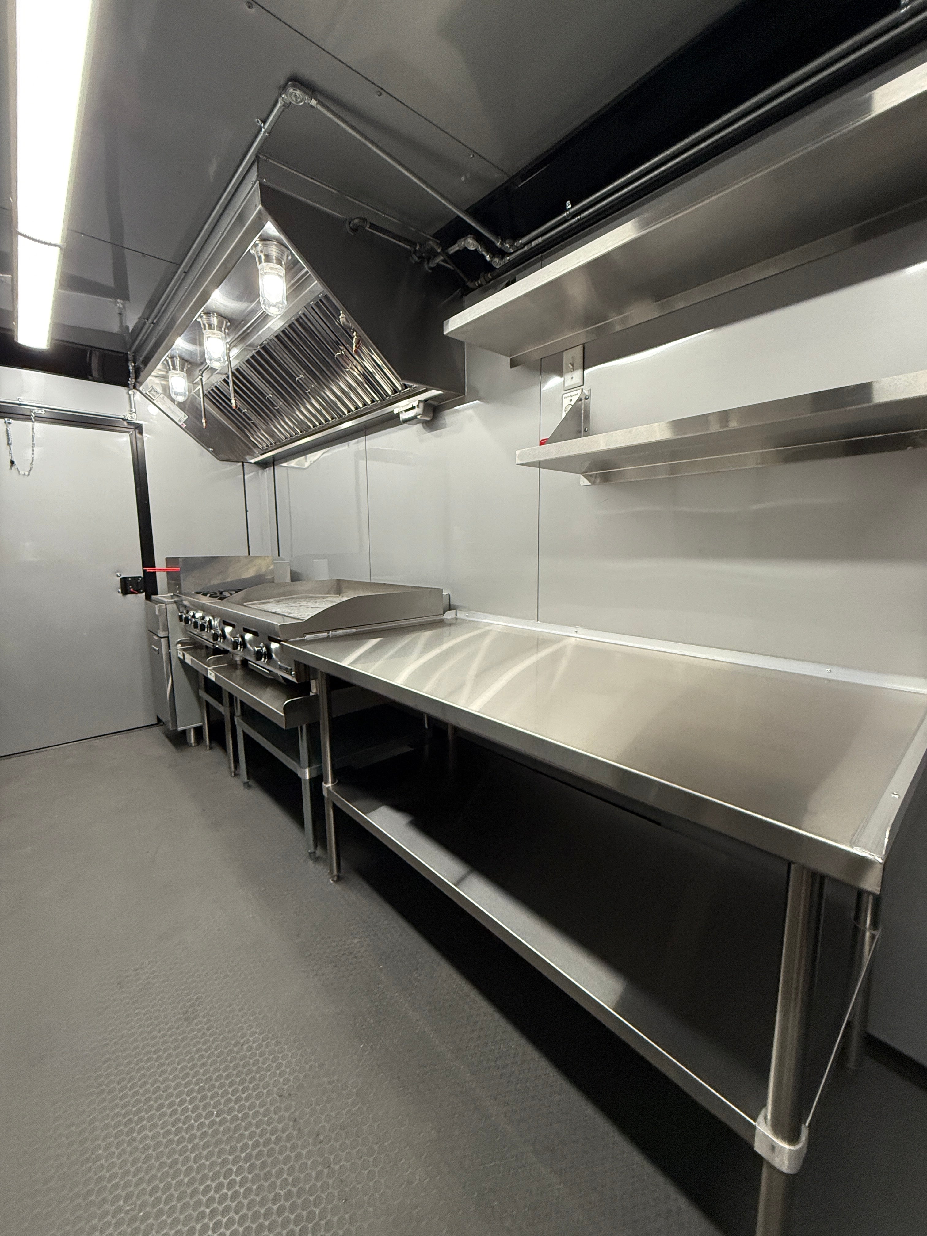 16FT BLACK OUT MOBILE KITCHEN TRAILER