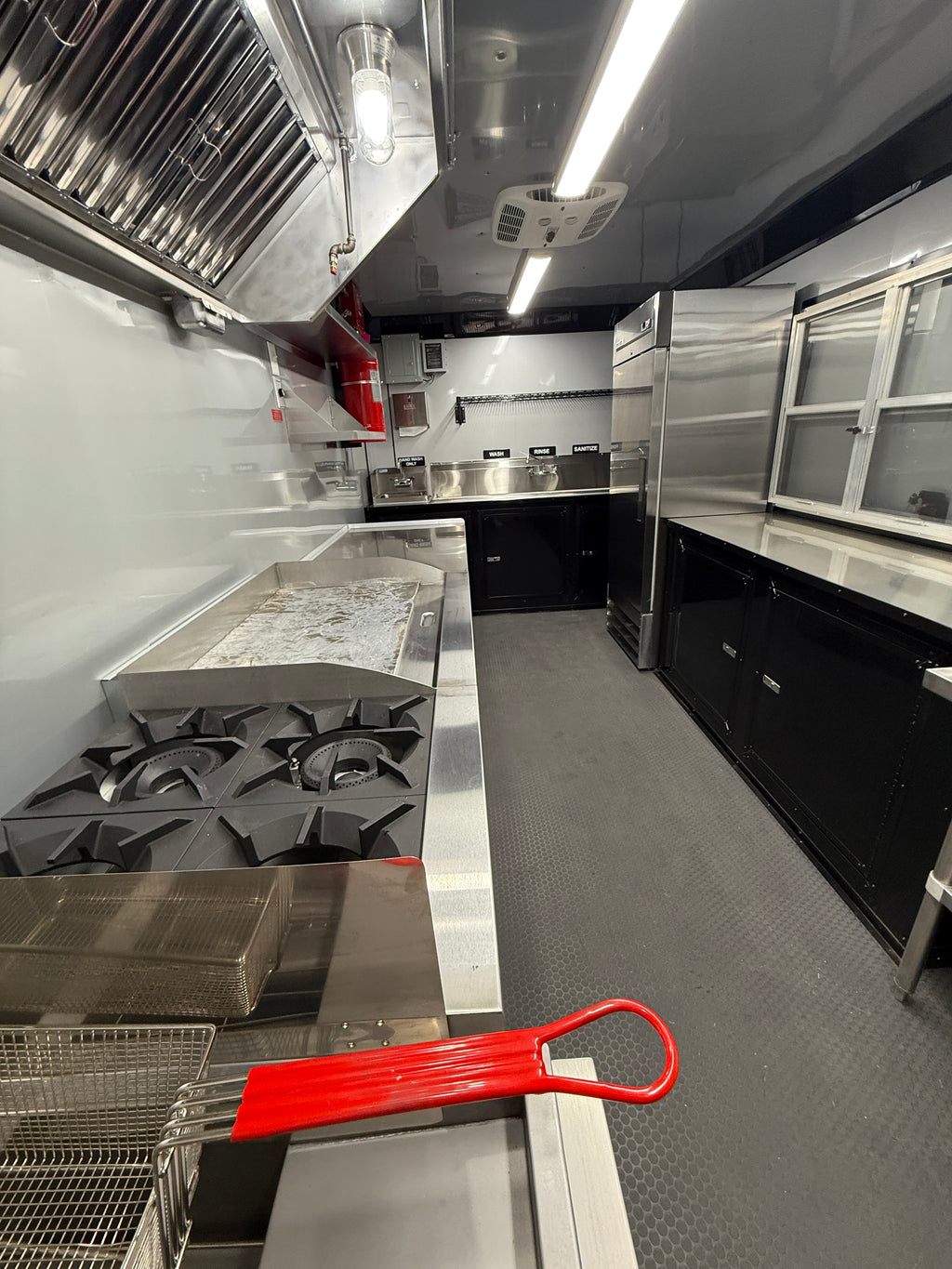 16FT BLACK OUT MOBILE KITCHEN TRAILER