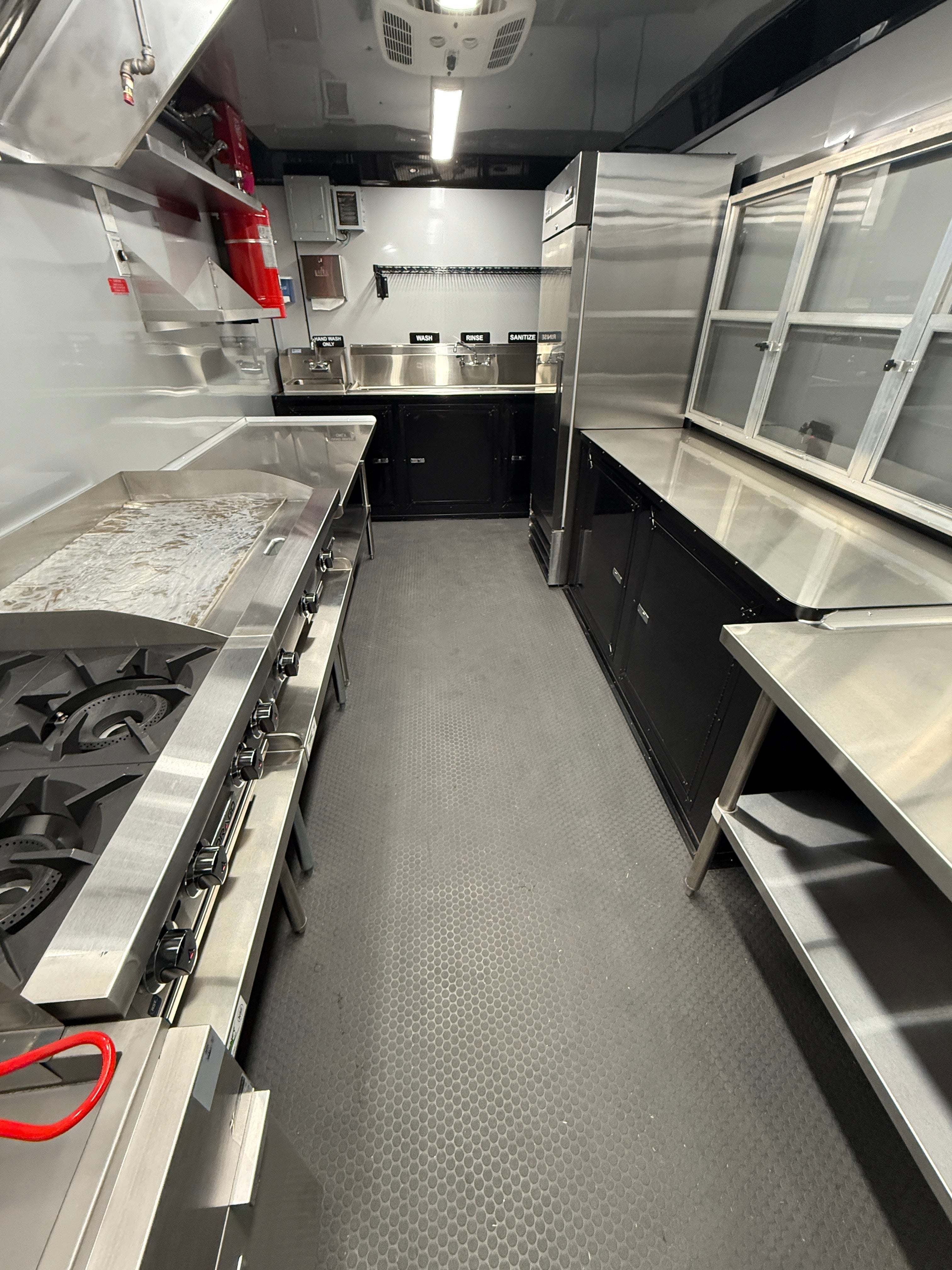 16FT BLACK OUT MOBILE KITCHEN TRAILER