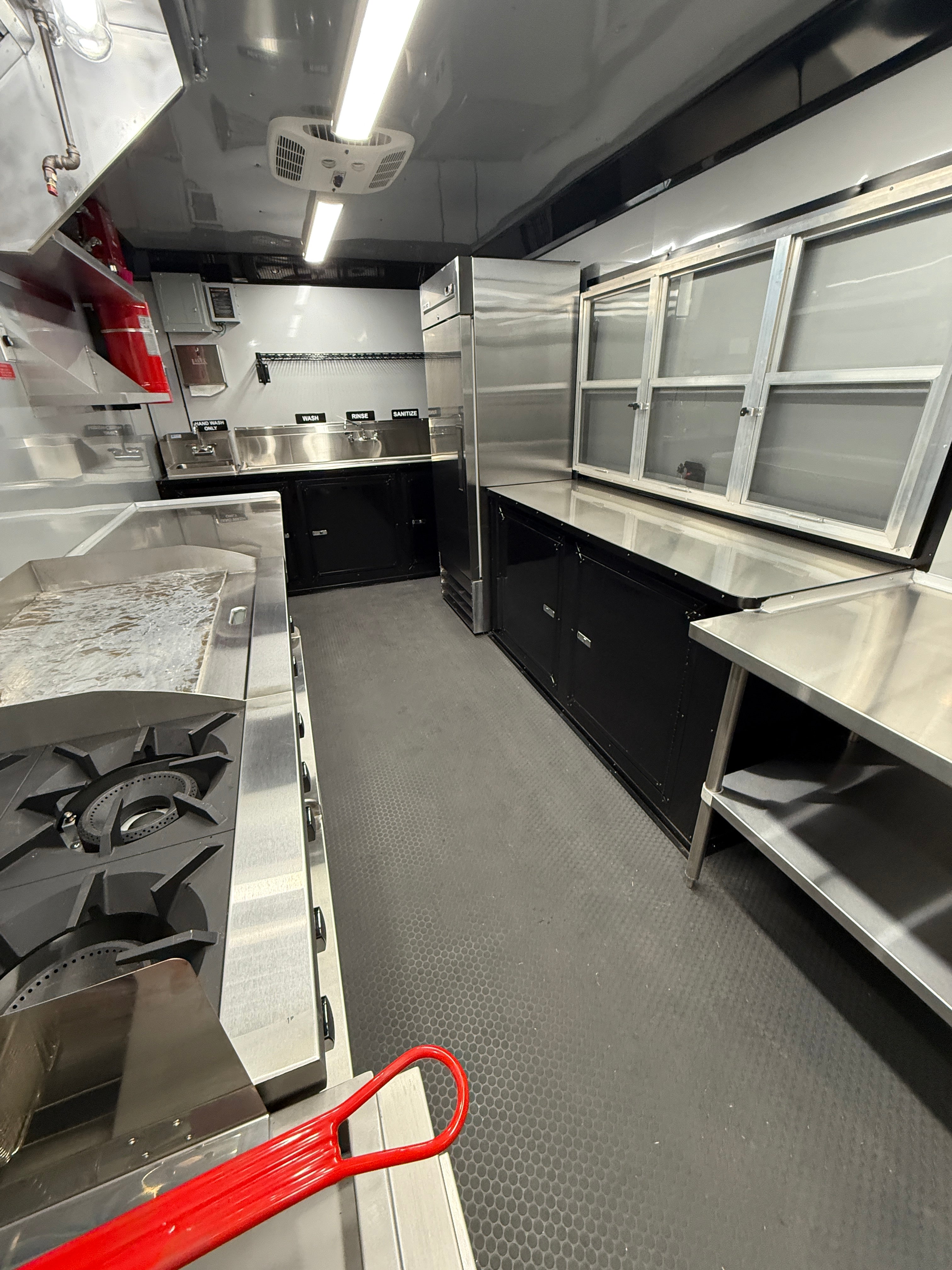 16FT BLACK OUT MOBILE KITCHEN TRAILER