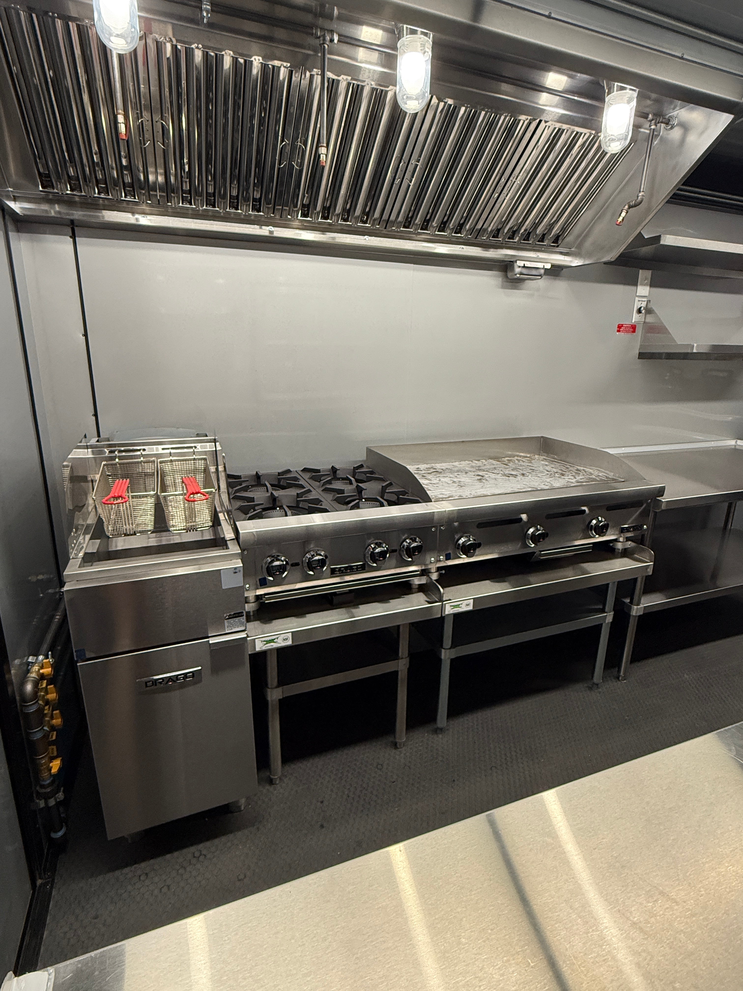 18 FT BLACK/BLACKOUT FOOD TRAILER- FULLY LOADED