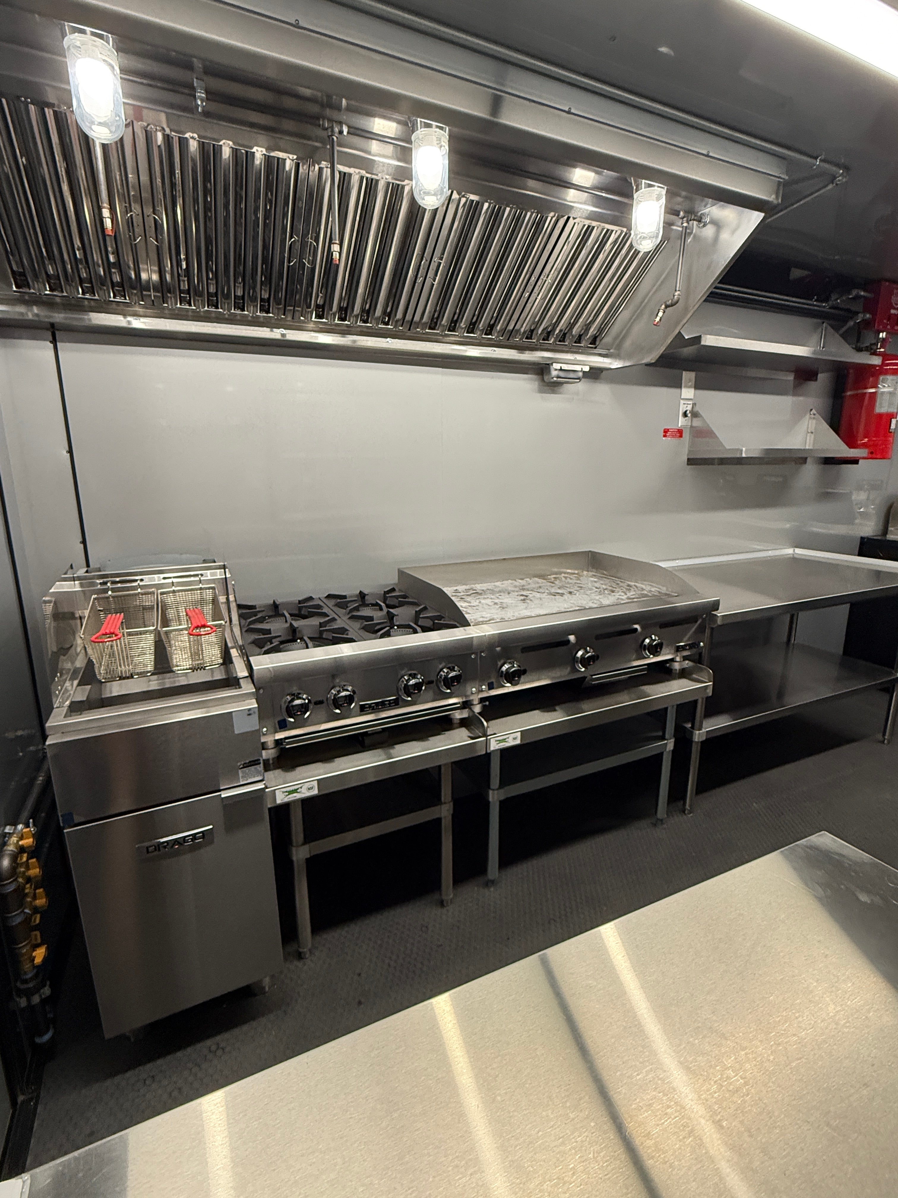 16FT BLACK OUT MOBILE KITCHEN TRAILER