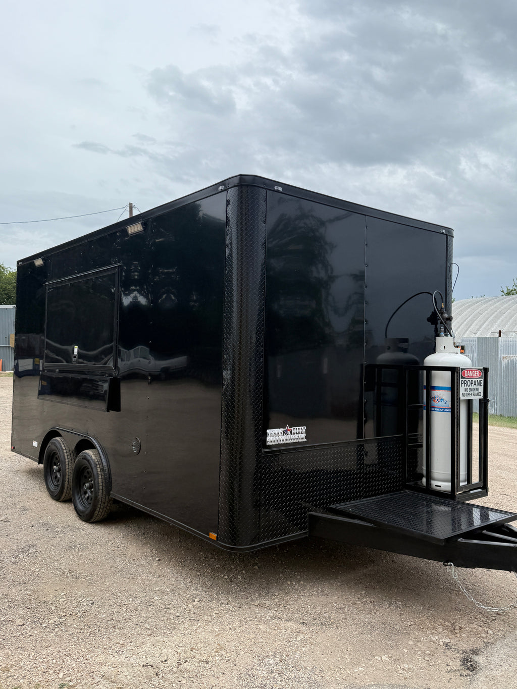 16FT BLACK OUT MOBILE KITCHEN TRAILER