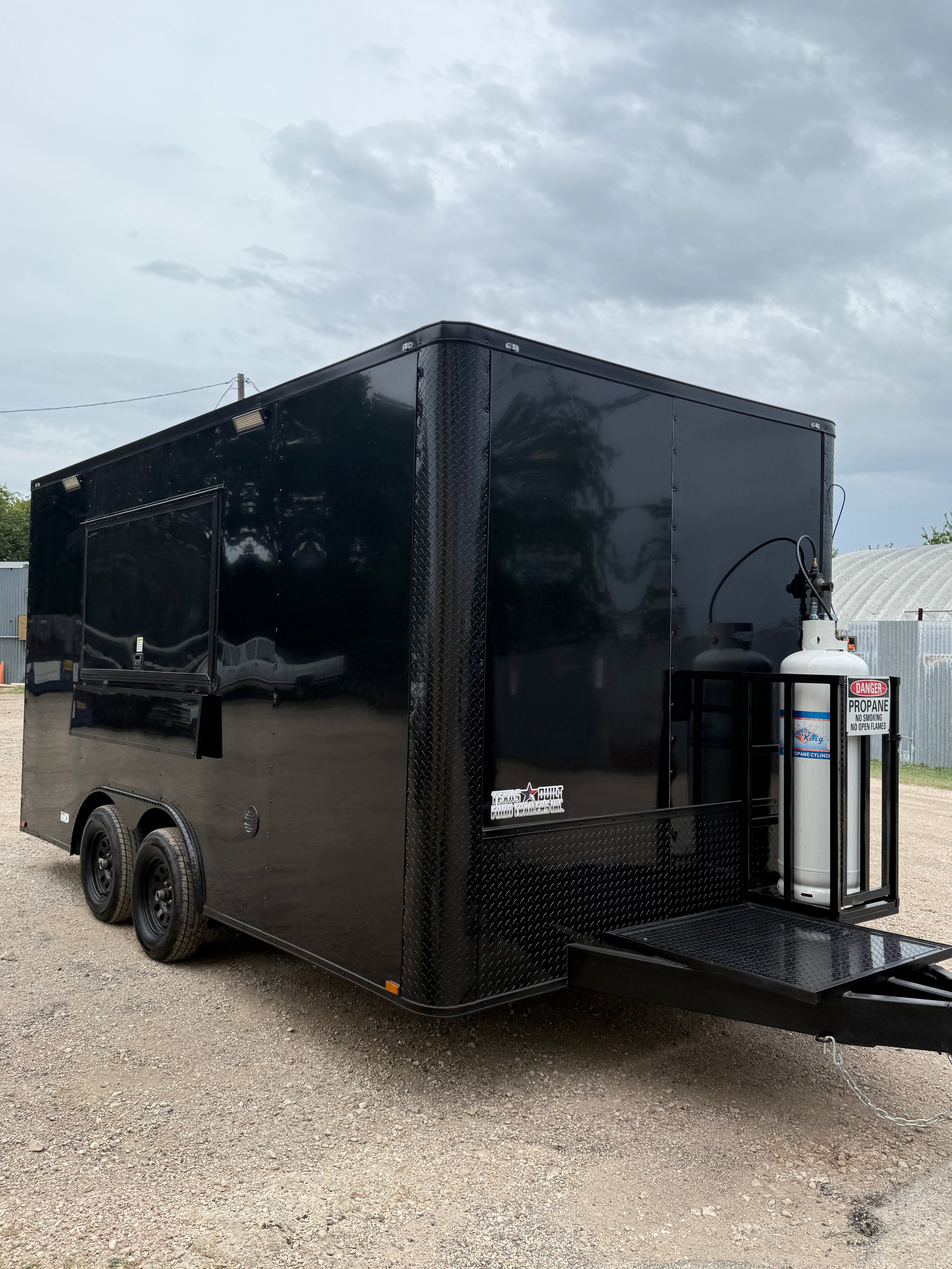16FT BLACK OUT MOBILE KITCHEN TRAILER
