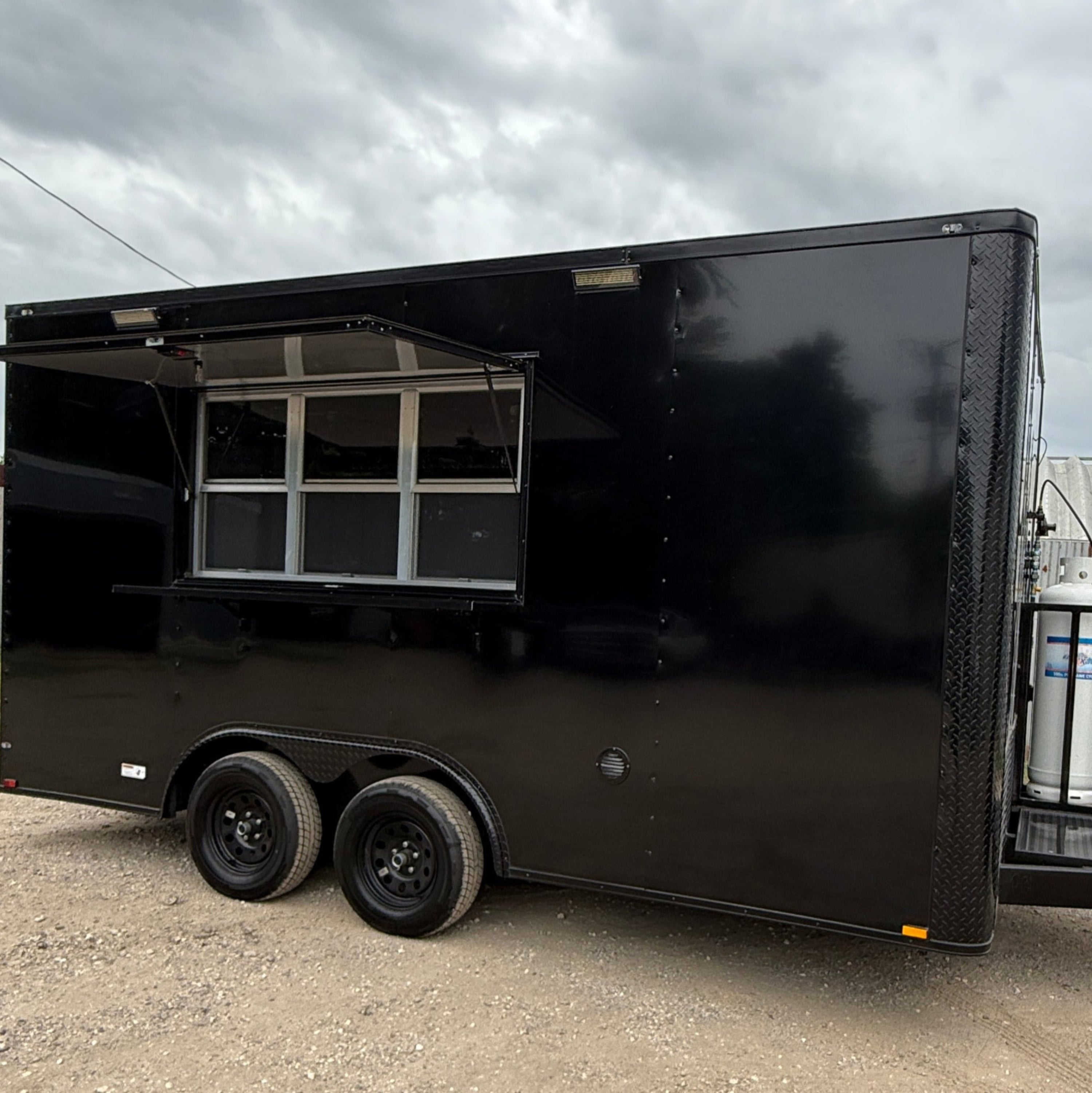 16FT BLACK OUT MOBILE KITCHEN TRAILER