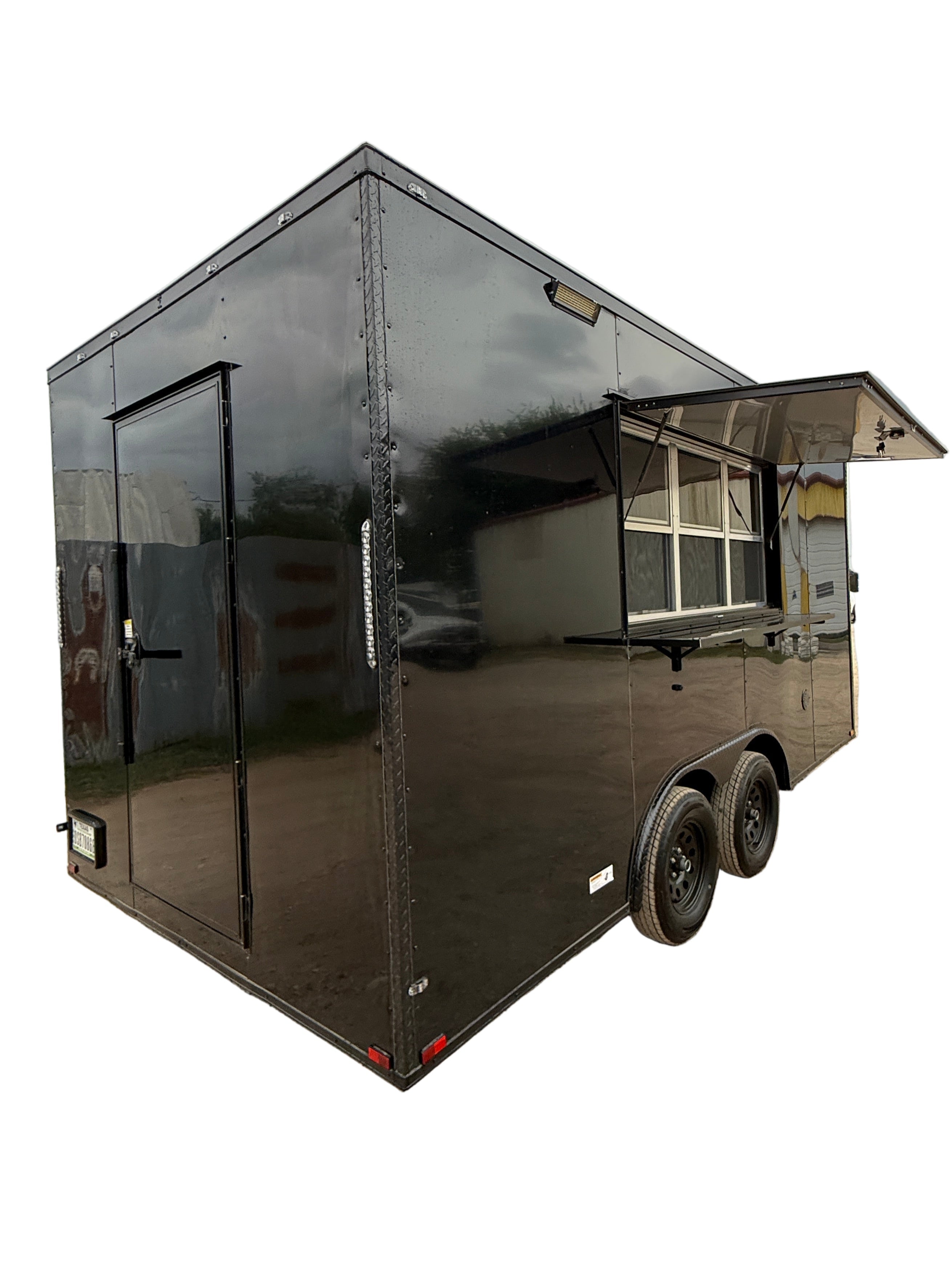 16FT Black Out Mobile Kitchen Trailer