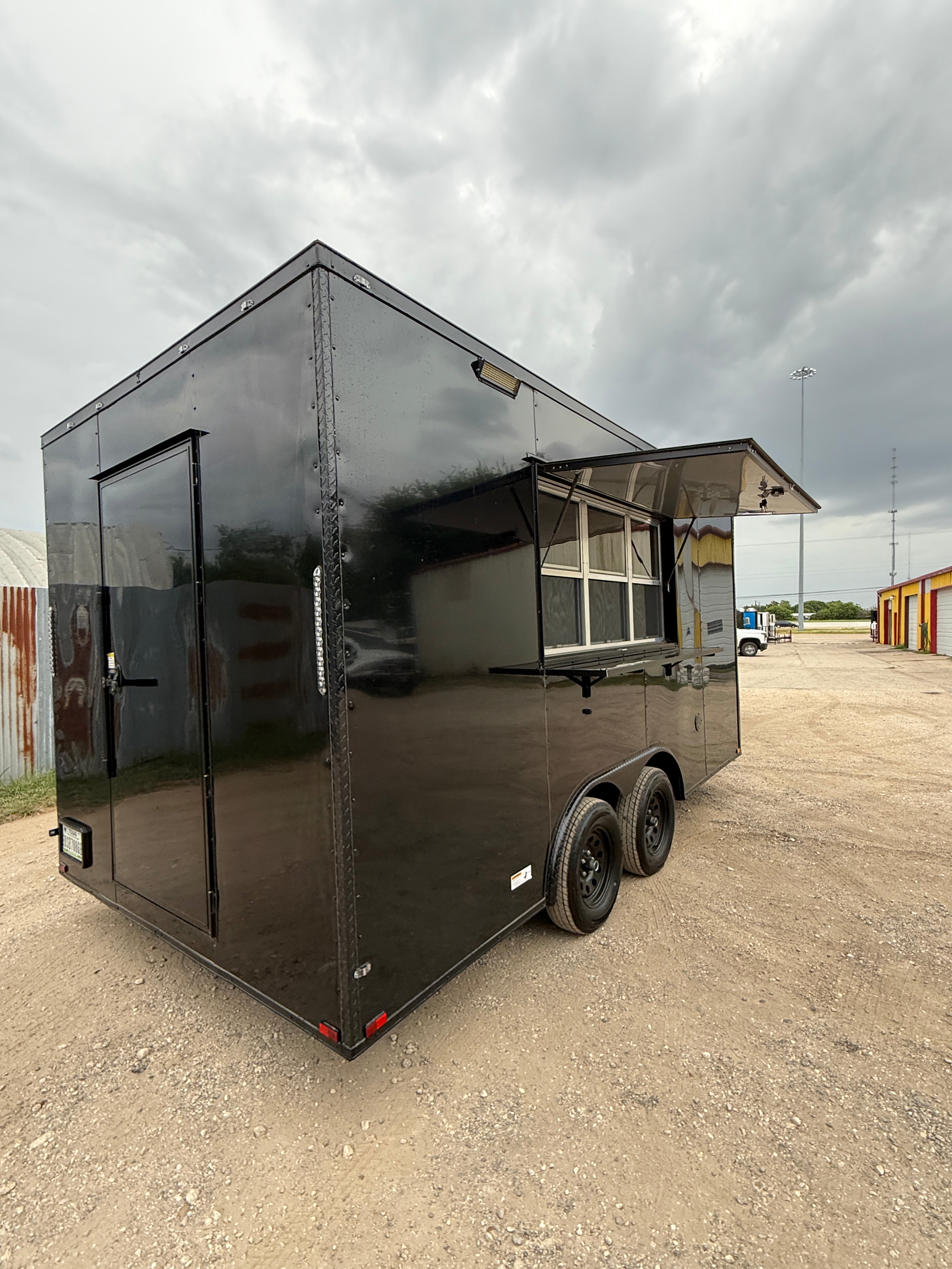 16FT BLACK OUT MOBILE KITCHEN TRAILER