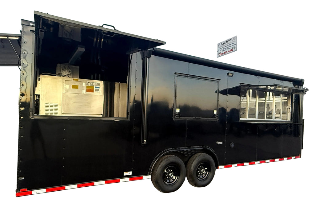 26 FT Concession Porch Trailer: Fully Loaded