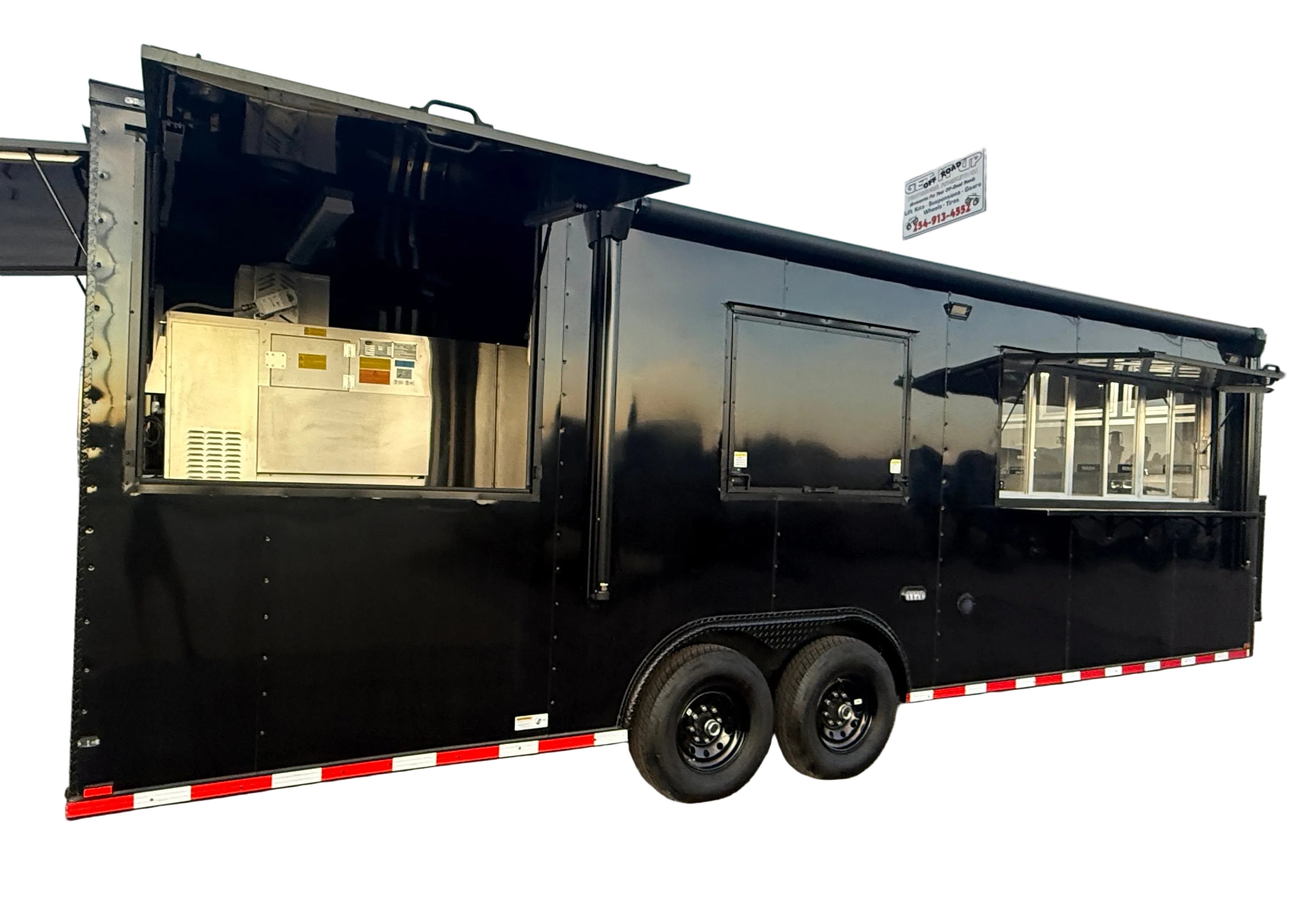26 FT Concession Porch Trailer: Fully Loaded